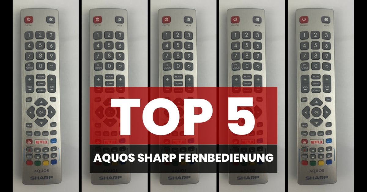 Wichtige Tipps zum Programmieren Ihrer Aquos Sharp Fernbedienung