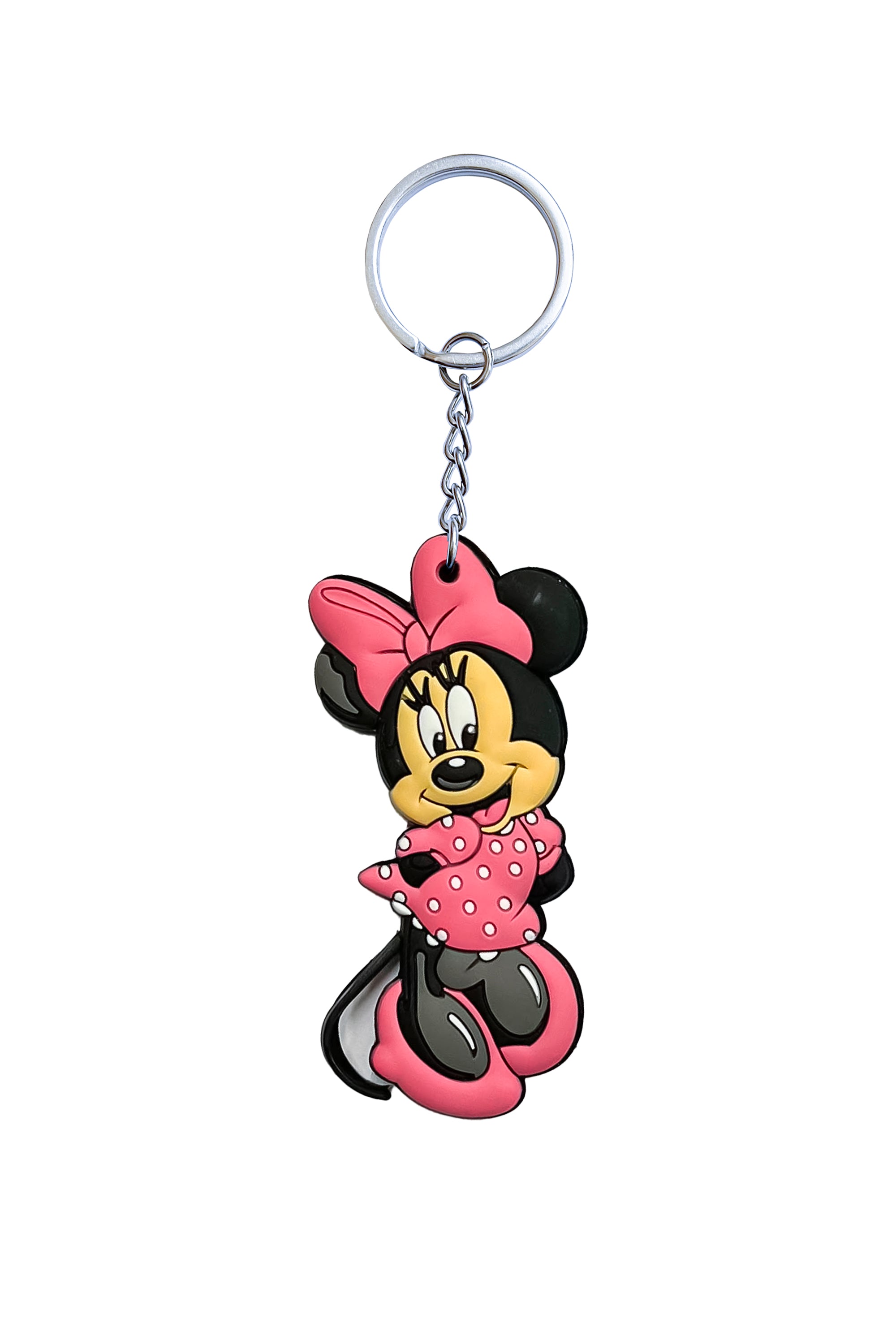 Personalisierten Minnie Mouse Schlüsselanhänger – Handmade Mit Namen, Süß Für Die Schultüte
